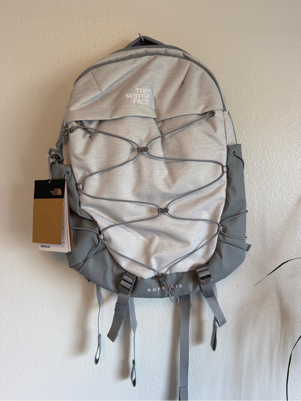The North Face Borealis Backpack - Light Gray and Gray